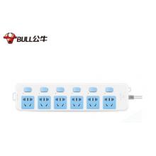 插排	公牛GN-317 長(zhǎng)線插座6孔 5米分控