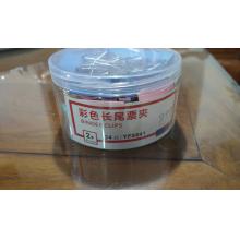 粵富YF8841彩色長(zhǎng)尾夾41mm