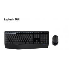 羅技（Logitech）無(wú)線鼠標(biāo)鍵盤	 多媒體鍵鼠套裝/MK345/2.4G接收器 黑