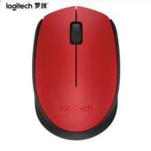 羅技（Logitech）M170鼠標(biāo) 無(wú)線鼠標(biāo) 辦公鼠標(biāo) 對(duì)稱鼠標(biāo) 紅色 帶無(wú)線2.4G接收器