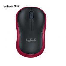羅技（Logitech）M185鼠標(biāo) 無(wú)線鼠標(biāo) 辦公鼠標(biāo) 對(duì)稱鼠標(biāo) 黑色紅邊 帶無(wú)線2.4G接收器