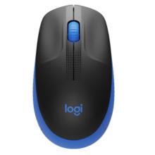 羅技（Logitech）M190無(wú)線鼠標(biāo) 大手鼠標(biāo)-驚艷藍(lán)