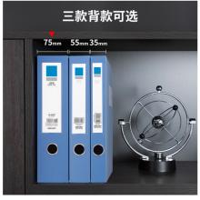 得力(deli)10只35mmA4塑料文件盒 加厚檔案盒考試試卷收納財會用品33149藍(lán)色