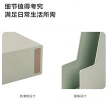 紐賽(NUSIGN)極簡文件框 德國創(chuàng)意設(shè)計(jì) 書立文件架文件收納架辦公桌面收納整理 極致灰和抹苔綠隨機(jī)發(fā)貨NS022