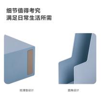紐賽(NUSIGN)極簡(jiǎn)風(fēng)文件框 德國(guó)創(chuàng)意設(shè)計(jì) 書(shū)立盒A4文件架文件收納架辦公桌面收納整理 琉璃藍(lán)NS022