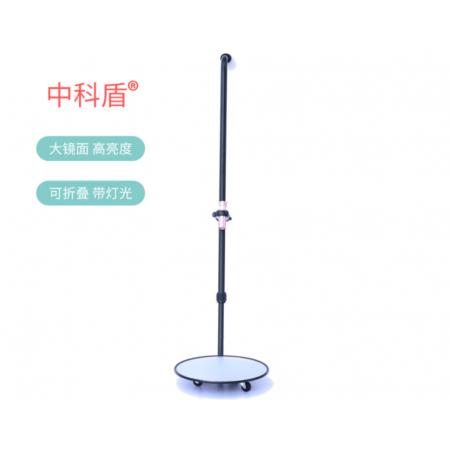 車底檢查鏡 安檢用凸面鏡搜查廣角鏡帶底輪LED燈GP913