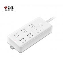 公牛 大功率線板GN-B15D GN-B15D 六位總控-3米