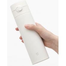 米家保溫杯彈蓋版 480ml 小米（MI）316L不銹鋼 長效保冷保溫大容量茶杯 超薄內(nèi)膽 健身解渴 白色