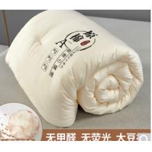 雅鹿 家紡 A類大豆纖維被子冬被四季可用空調(diào)被冬天單人學(xué)生宿舍冬季加厚保暖蓋被春秋棉被芯 A類大豆原棉被芯 150x200cm(3斤/春秋)