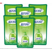 藍月亮 洗手液袋裝補充裝 蘆薈抑菌洗手液 滋潤保濕護手500g*6袋整箱套裝