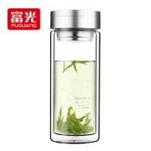 雙層玻璃水杯子	富光 500ML