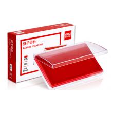 得力(deli) 137*88mm 干印臺(tái)印泥 紅色