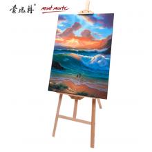 澳洲蒙瑪特 Mont Marte 1.45米松木畫架 實木素描畫架畫板套裝展示架子成人折疊畫板架 原木色 AEA0003