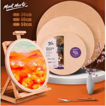 蒙瑪特(Mont Marte)圓形畫板40cm 木刻板雕刻刀畫畫板素描水粉水彩diy手工加厚刻板MBST0040