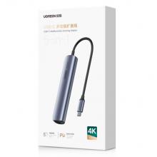 綠聯(lián) Type-C擴展塢 USB-C轉(zhuǎn)HDMI拓展塢4K投屏千兆網(wǎng)線轉(zhuǎn)接頭HUB分線器3.0適用蘋果macbook筆記本轉(zhuǎn)換器五合一