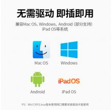 綠聯(lián) Type-C擴(kuò)展塢USB-C轉(zhuǎn)HDMI/VGA拓展塢千兆網(wǎng)卡網(wǎng)線口轉(zhuǎn)接頭3.0分線器適用蘋果macbook筆記本轉(zhuǎn)換器七合一