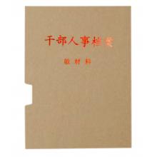 干部人事檔案配套使用人事散材料