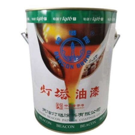 燈塔牌油漆 800克 亮紅色