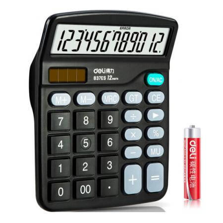 計(jì)算器	得力/837ES/（10個(gè)/包）