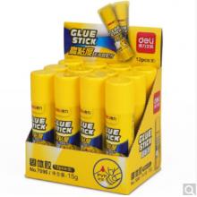 得力(deli)15g高粘度PVP固體膠水/膠棒 無甲醛配方 12支裝 辦公用品 7090