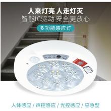 朗帝斯（LOWNDES） 人體感應(yīng)燈 智能聲控光控雷達(dá)led吸頂燈 梅花人體/大號(hào)12W白光