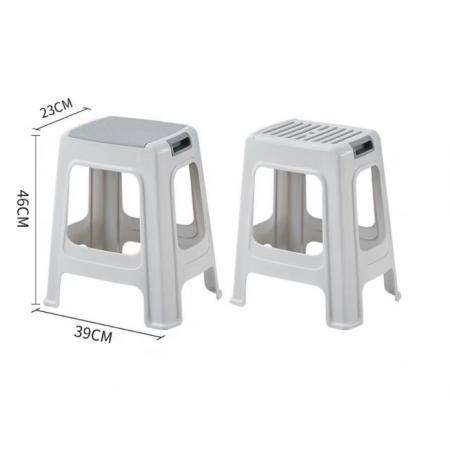 塑料凳子 大號(hào)帶提手 PP材質(zhì)加厚款 46CM