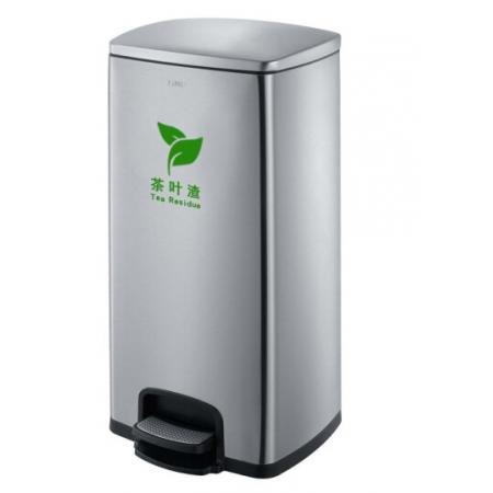 茶渣桶	腳踏8L 銀鋼