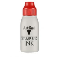 旗牌（Shachihata）Artline 辦公財務(wù)印章印臺印泥通用補(bǔ)充印油 50ml 紅色 ESA-2N