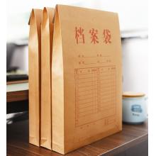 皮紙檔案袋資料袋A4紙文件袋 2.5cm10個裝