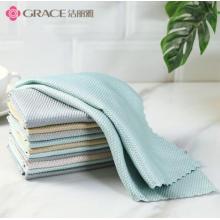 魚鱗抹布	潔麗雅（Grace） 擦玻璃魚鱗抹布不留痕家務(wù)清潔廚房去油無痕吸水不掉毛30*40*5條