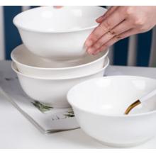 餐碗	陶瓷純白17.5cm 單個(gè)裝