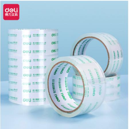 得力30173 封箱膠帶 45mm*60y*50um(卷)(高透)