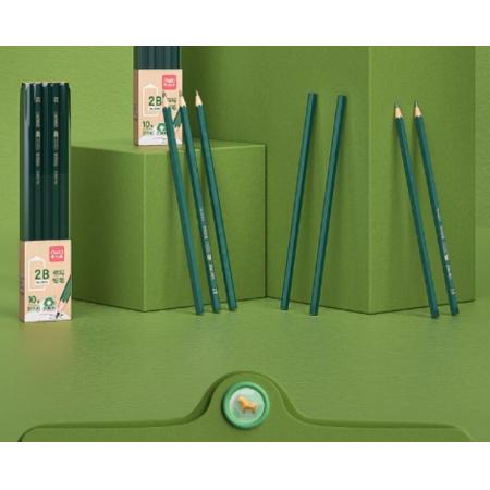 得力(deli)經(jīng)典綠桿學(xué)生2B鉛筆