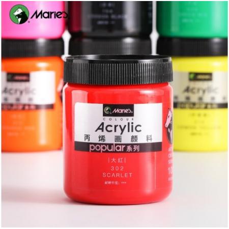 馬利(Marie's)丙烯顏料300ml大紅 A-Z300