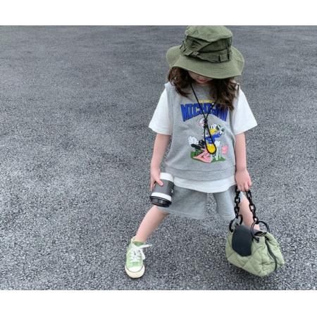 迪士尼 女童短袖套裝 160