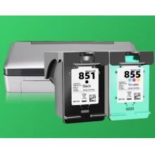 靈印適用惠普HP Officejet100 150 6208 6318 7208打印機墨盒可加墨黑彩 【600頁】851黑色墨盒