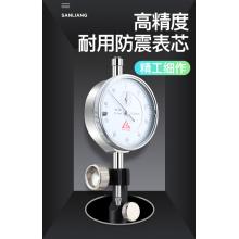 三量 防震百分表0-10mm指示精度0.01表小表盤量表 JDG01桃系列0-10mm
