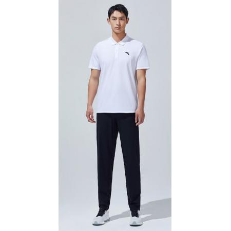 安踏（ANTA）   套裝春夏季運動休閑男polo針織長褲套 S
