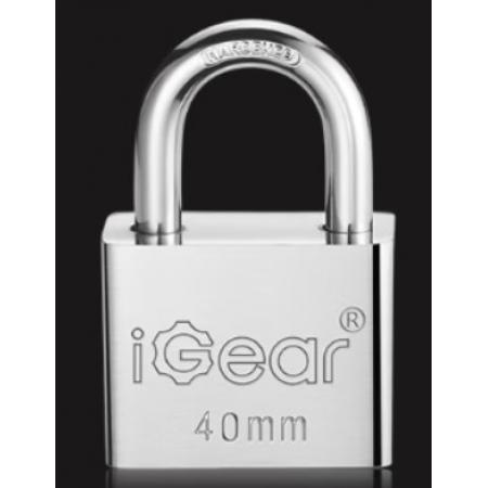 iGear 掛鎖 防水防銹倉(cāng)庫(kù)車廂大門(mén)掛鎖 家用學(xué)校商鋪門(mén)鎖 防盜防撬鎖 40mm
