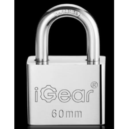 iGear 掛鎖 防水倉(cāng)庫(kù)車(chē)廂大門(mén)掛鎖 家用學(xué)校商鋪門(mén)鎖 大防盜防撬鎖 60MM