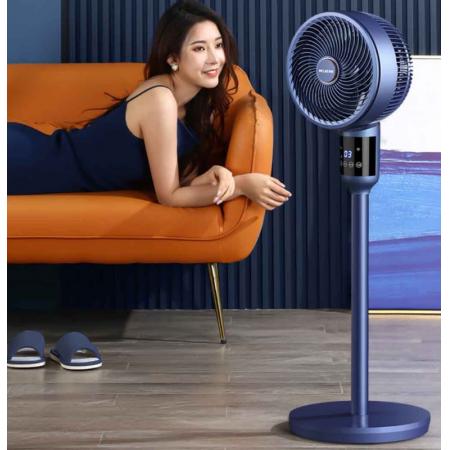 美菱（MeiLing）空氣循環(huán)扇/家用電風(fēng)扇落地臥室客廳負離子凈化搖頭輕音低噪節(jié)能立式電扇MPF-DZ2691遙控香薰款