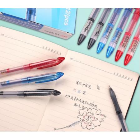 晨光（M&G)文具 黑色中性筆全針管簽字筆GP-1212  紅色（0.38紅色1支）