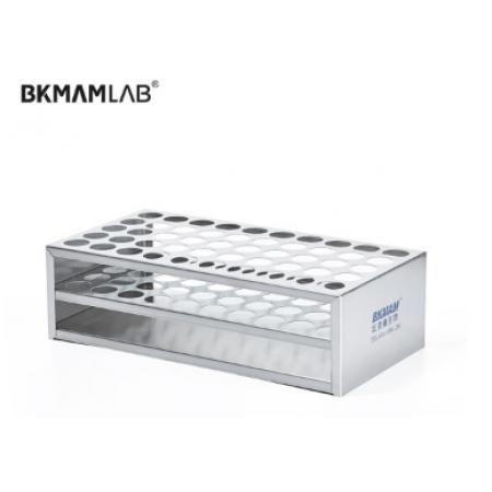 BKMAM  不銹鋼試管架 比色管架 23mm*50