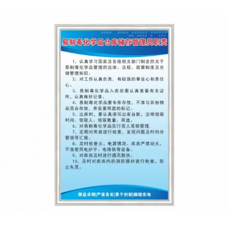 DUOYA  指示 警示牌 40x60cm銀邊（一套五張）
