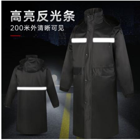 勝麗 雨衣成人防暴雨   反光防雨服 黑色BR1-005