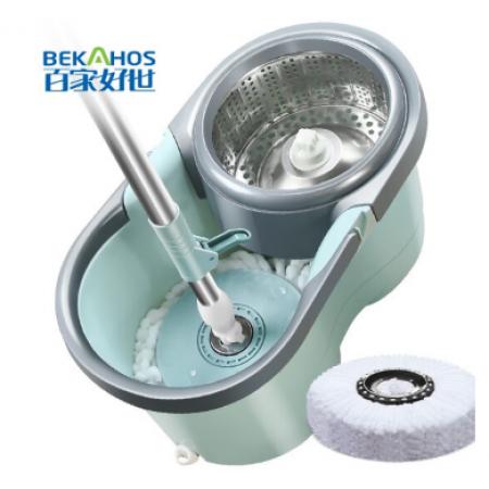 百家好世 旋轉(zhuǎn)拖把免手洗吸水拖布 bjhs1-0819