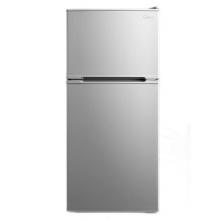 美的(Midea)冰箱 雙門小冰箱112升客廳小型 電冰箱BCD-112CM 淺灰色