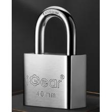 iGear 通開掛鎖 防水防銹倉庫車廂大門掛鎖 防盜防撬鎖 40MM一把鑰匙