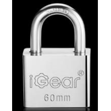 iGear 掛鎖 防水倉庫車廂大門掛鎖 家用學(xué)校商鋪門鎖 大防盜防撬鎖 60MM
