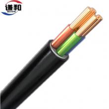 謙和（QIANHE）電線電纜KVVR銅芯國(guó)標(biāo)銅線黑色電源線電纜線四芯護(hù)套線4*4平方